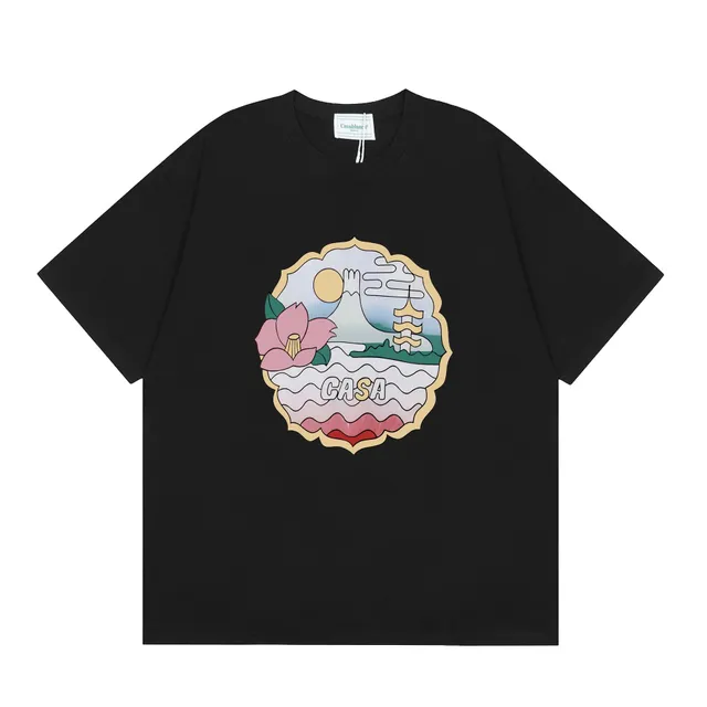 Casablanca Graphic Tee Mount Fuji Print