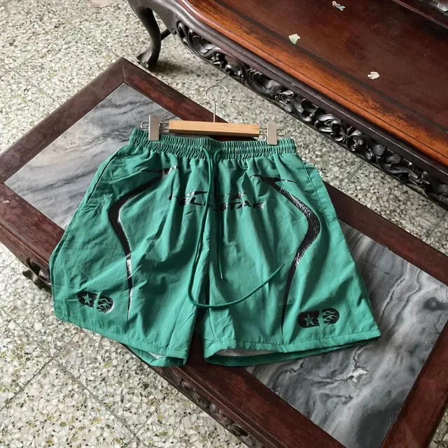 Hellstar Track Shorts Star Flame Logo