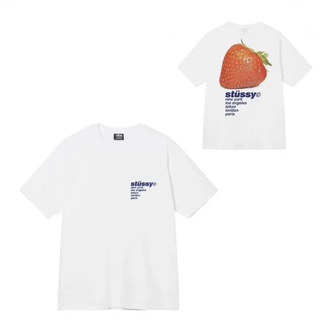 Stüssy Strawberry Tee Strawberry Print