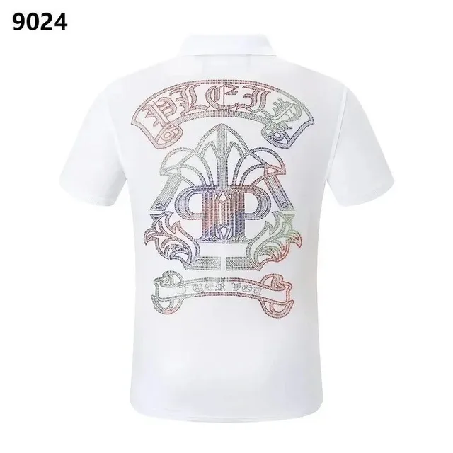 Chrome Hearts Polo Shirt Crystal-Embellished Logo