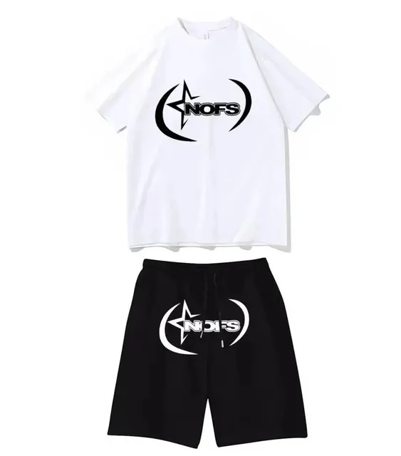 Logo Tee and Shorts Set NOFS Star Logo