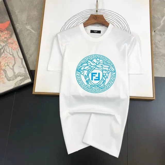 Fendi × Versace T-Shirt Medusa FF Logo