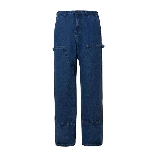 Dark Wash Cargo Jeans