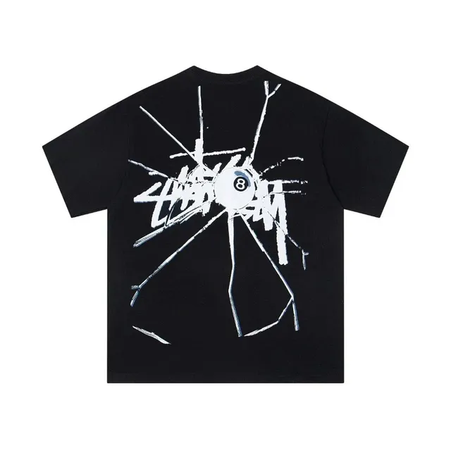 Stüssy Graphic T-Shirt 8-Ball Shattered Glass