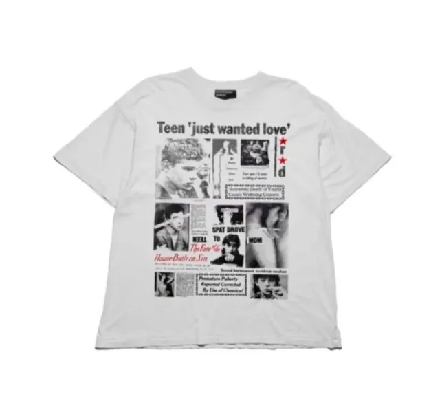 Rhude Graphic Tee Teen 'Just Wanted Love' Print