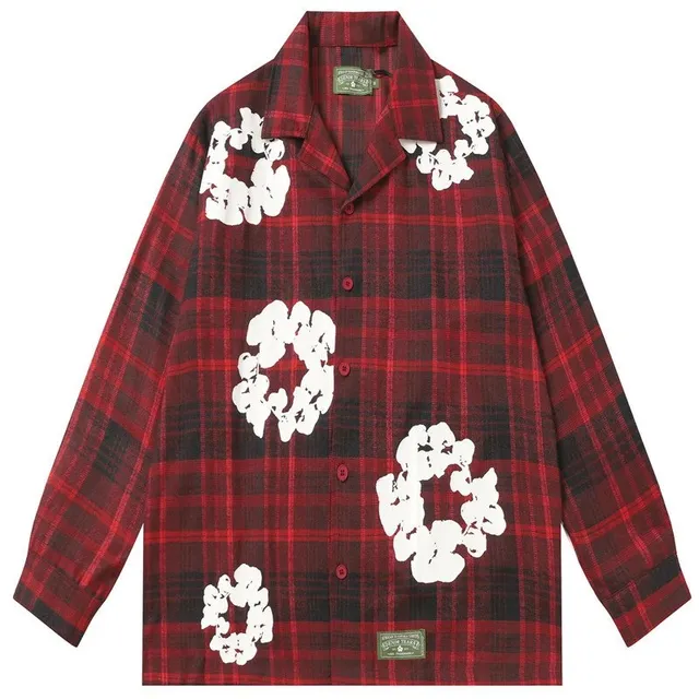 BAPE Shirt Wreath Print Plaid