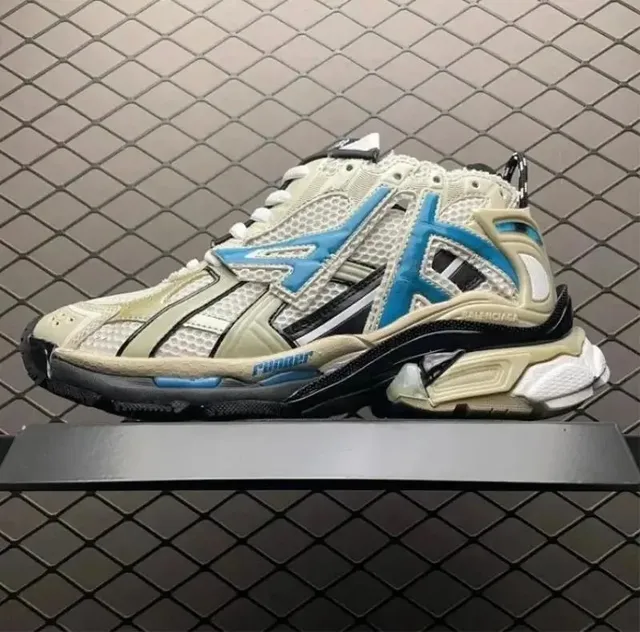 Balenciaga Triple S Beige Blue