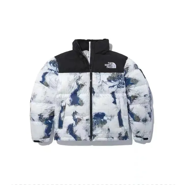 The North Face Nuptse Jacket Abstract Print