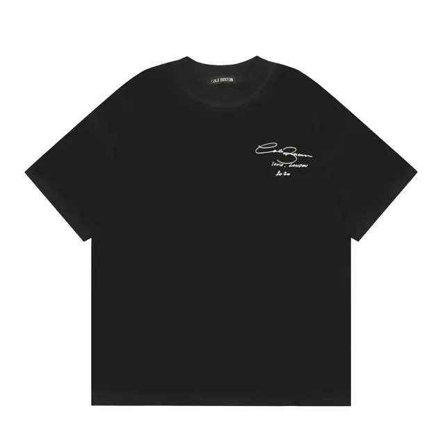 Cole Buxton Signature Tee White Script Logo