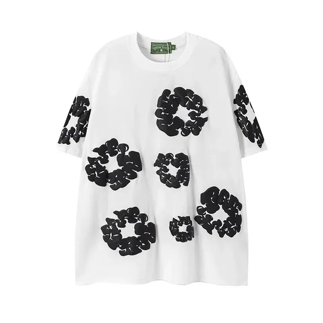 Denim Tears Graphic T-Shirt Abstract Floral Print