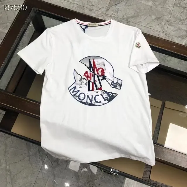 Moncler Graphic T-Shirt Mountain Logo Print