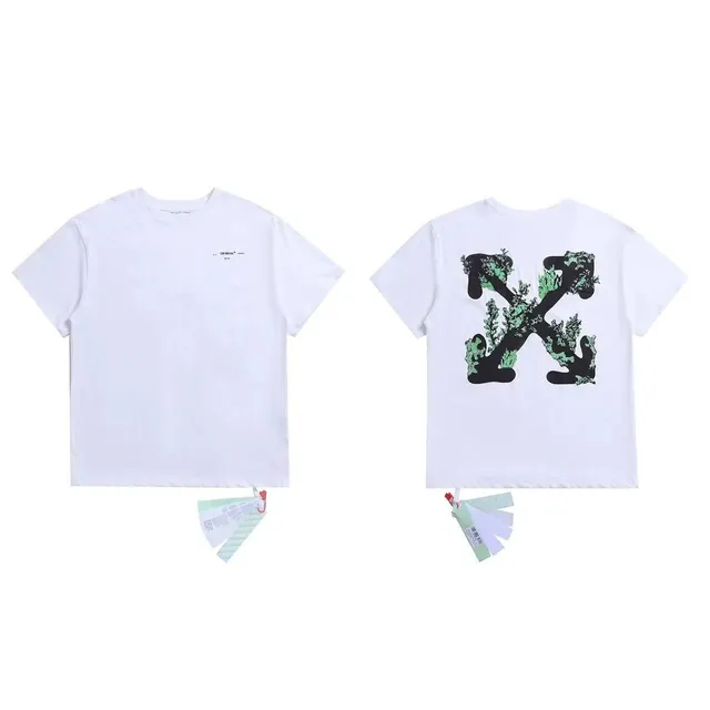 Off-White Arrow Graphic T-Shirt Moss Print
