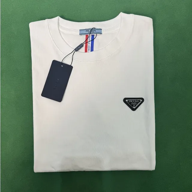 Prada Triangle Logo Tee Classic