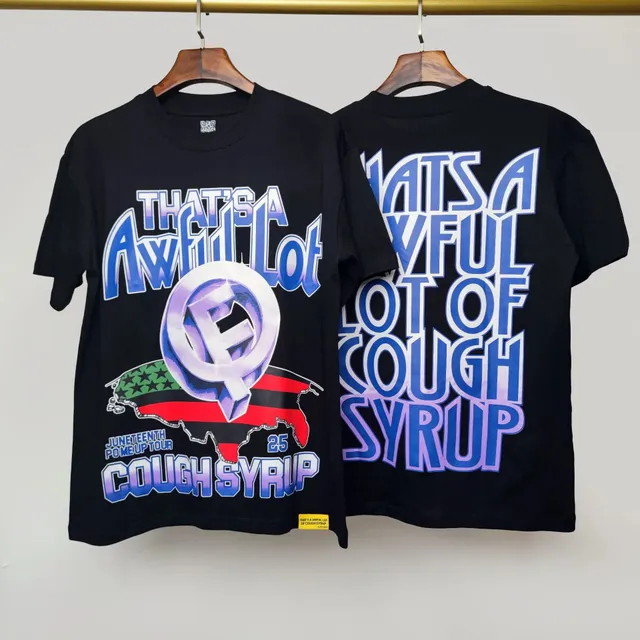 An Awful Lot of Cough Syrup T-Shirt Juneteenth Pome Up Tour