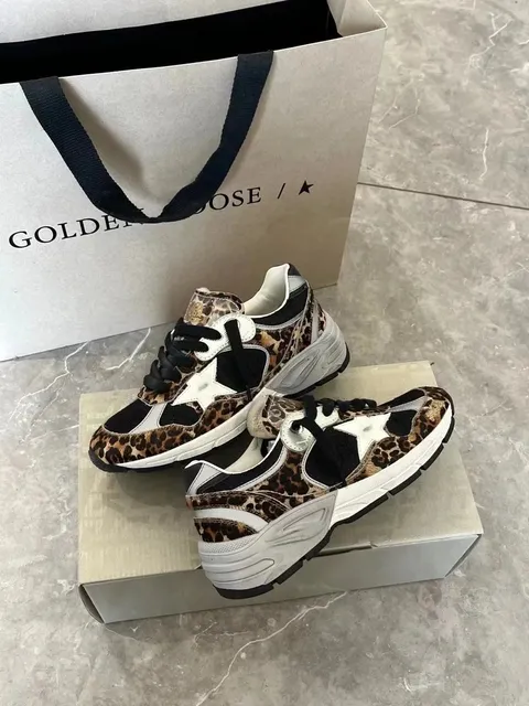 Golden Goose Super-Star Leopard Print