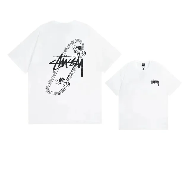 Stüssy Graphic T-Shirt Skateboard Print