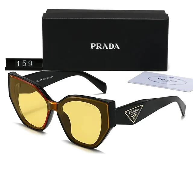 Prada Cat-Eye Sunglasses Yellow Lens