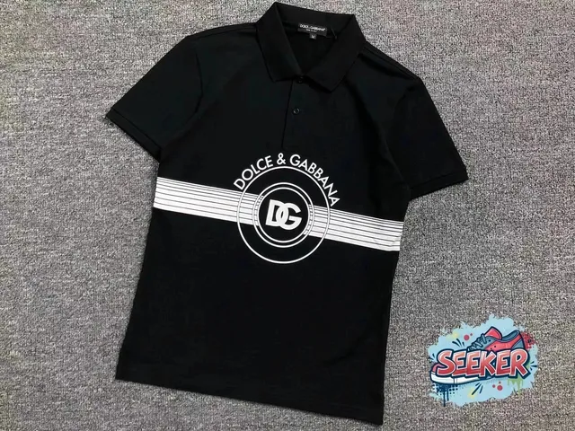 Dolce & Gabbana Polo Shirt DG Logo Stripe