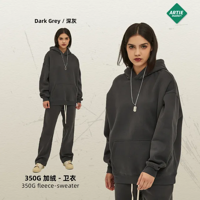 Artie Master Fleece Sweater Dark Grey