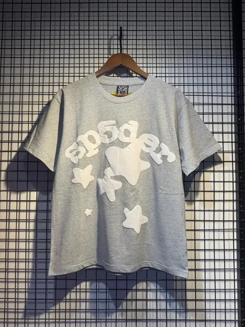 Sp5der Graphic Tee Spider Logo with Stars