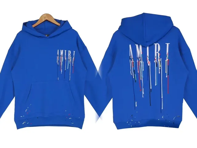 Amiri Hoodie Drip Logo