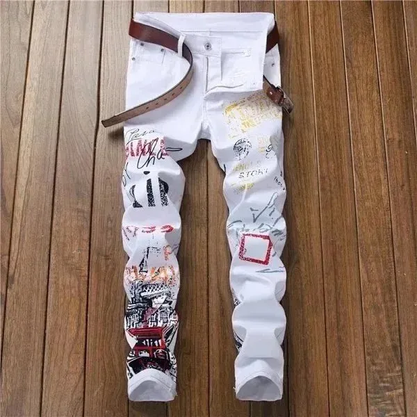 Amiri Printed Jeans Multi-Graphic
