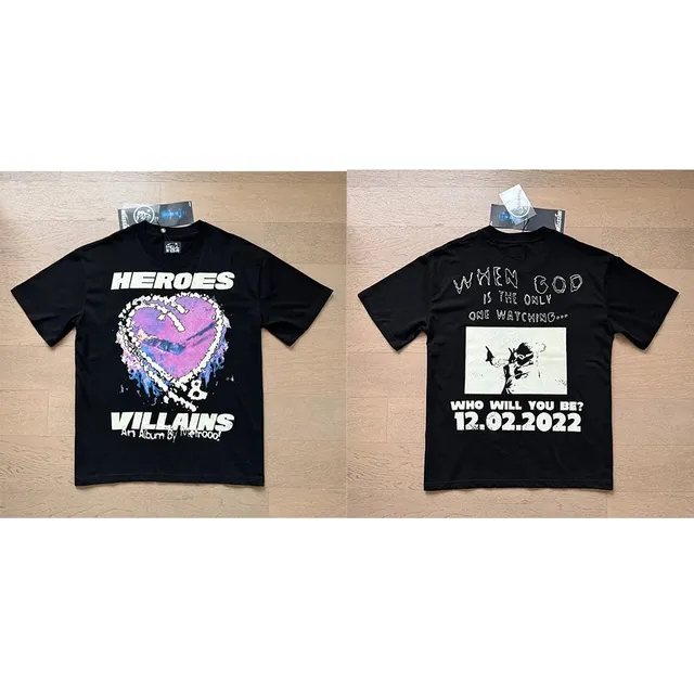 Travis Scott Heroes & Villains Tee Album Promotional