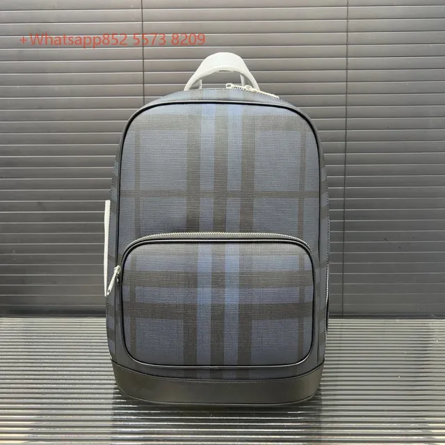 Burberry Check Print Backpack Classic Check