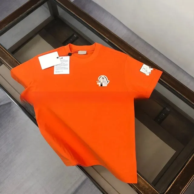 Moncler Logo T-Shirt Orange
