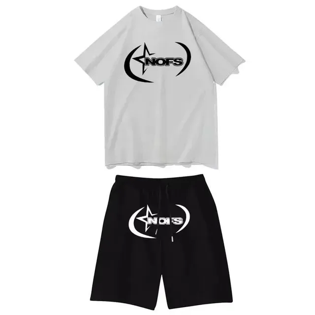 Logo Tee and Shorts Set NOFS Star Logo