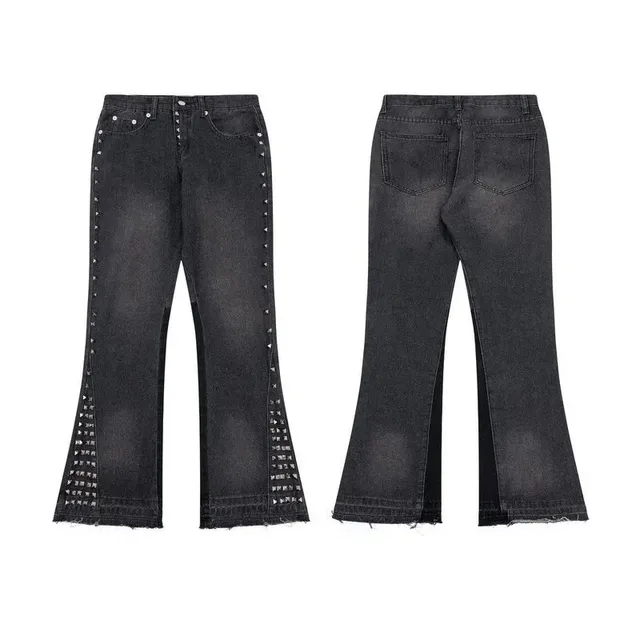 Gallery Dept. Flared Jeans Studded Side Panel