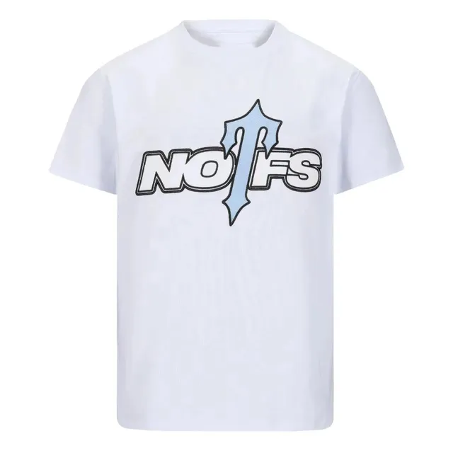 Trapstar × NOFS Logo T-Shirt Ice Blue Trident