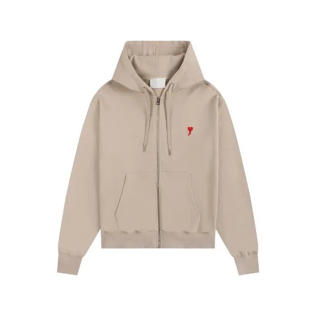Khaki 403 small heart zipper design