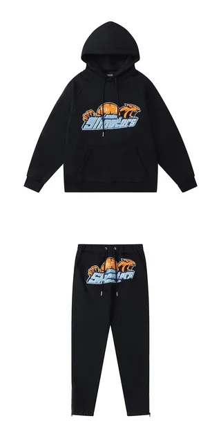 Hoodie and Joggers Set Tiger Graphic