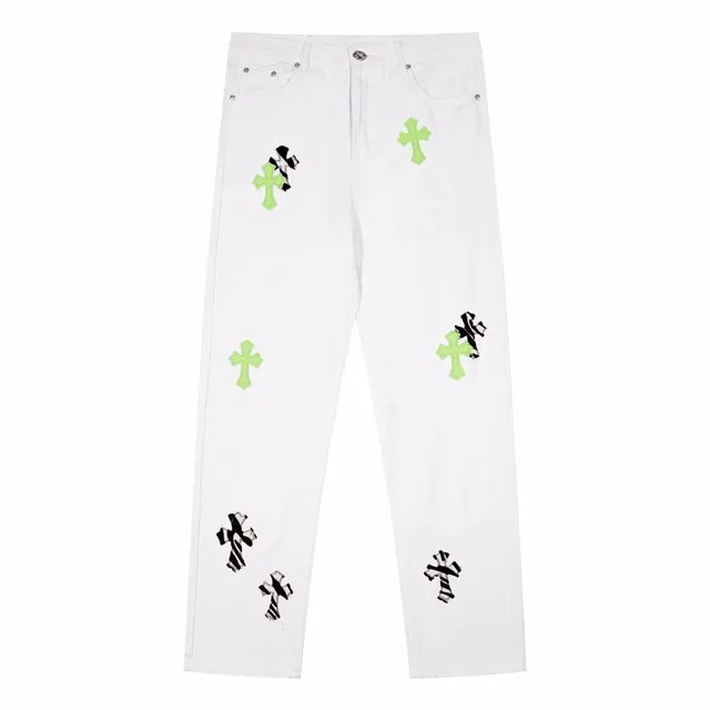Chrome Hearts Cross Patch Jeans