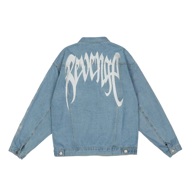 Denim Jacket Revenge Logo Embroidery
