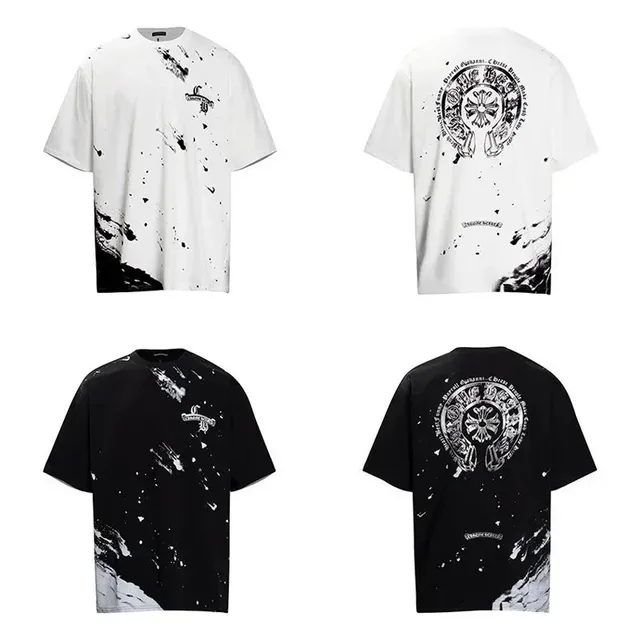 Chrome Hearts Graphic T-Shirt Splatter Print