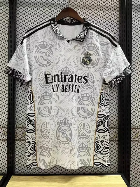 Adidas Real Madrid Home Jersey Baroque Print