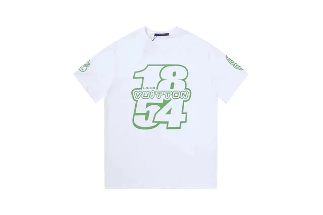 Louis Vuitton Graphic T-Shirt 1854 Logo Print