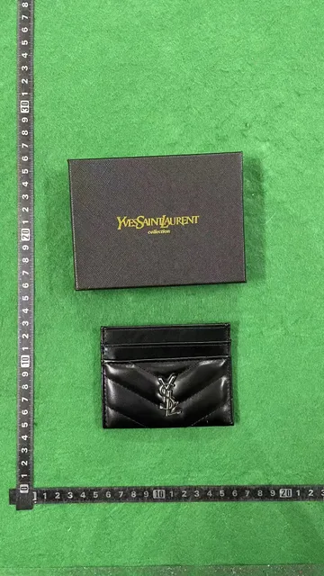 Saint Laurent Card Holder Quilted Leather