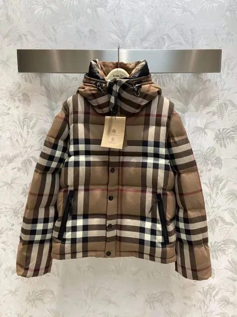Burberry Check Puffer Jacket Classic Nova Check