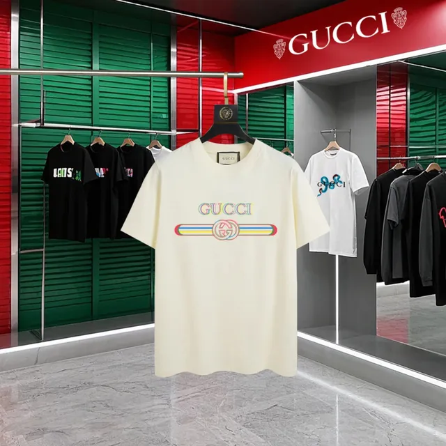 Gucci Logo T-Shirt Rainbow Web