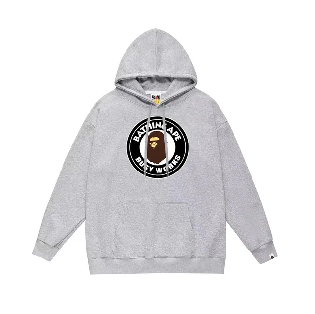 BAPE × Corteiz Hoodie Busy Works Logo