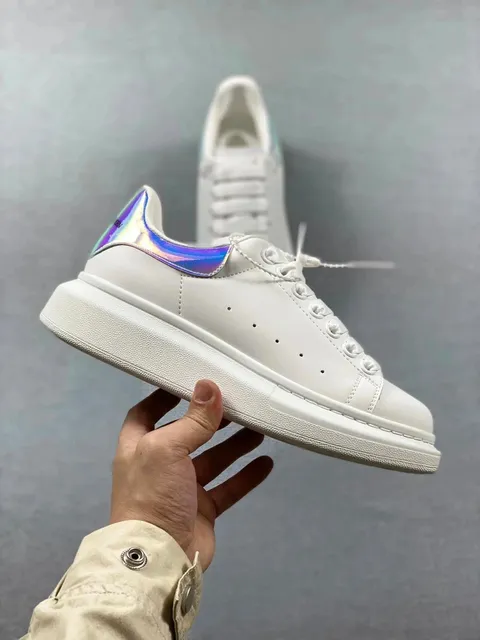 Alexander McQueen Oversized Sneaker Holographic Heel