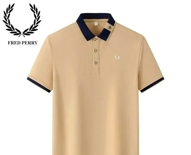 Fred Perry Polo Shirt Contrast Collar and Cuffs
