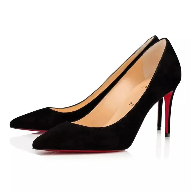 Christian Louboutin Pigalle Follies Black Suede