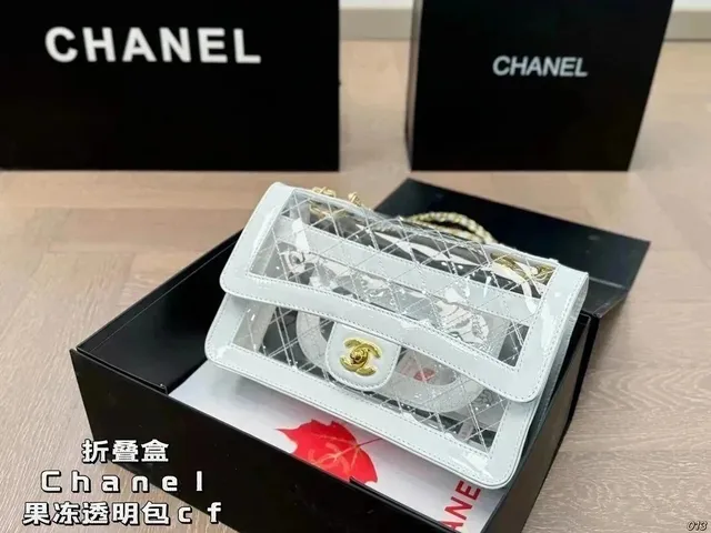 Chanel 255 Mini Clear PVC Quilted