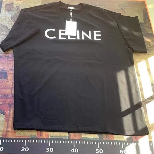Celine Logo T-Shirt White Logo