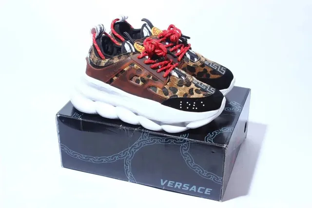 Versace Chain Reaction Leopard Print