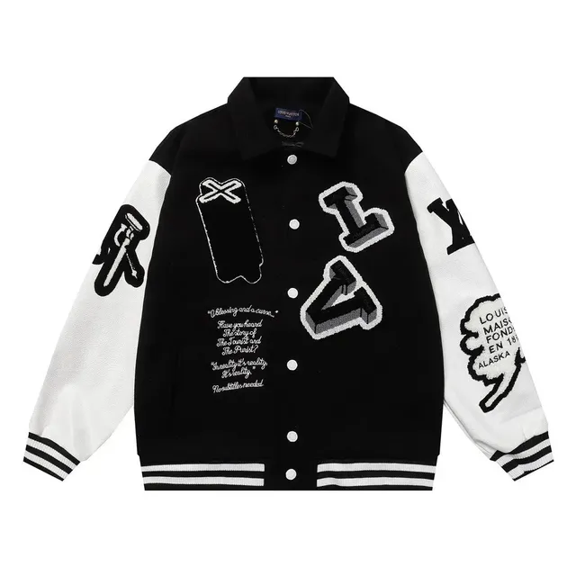 Louis Vuitton Varsity Jacket Embroidered Logo